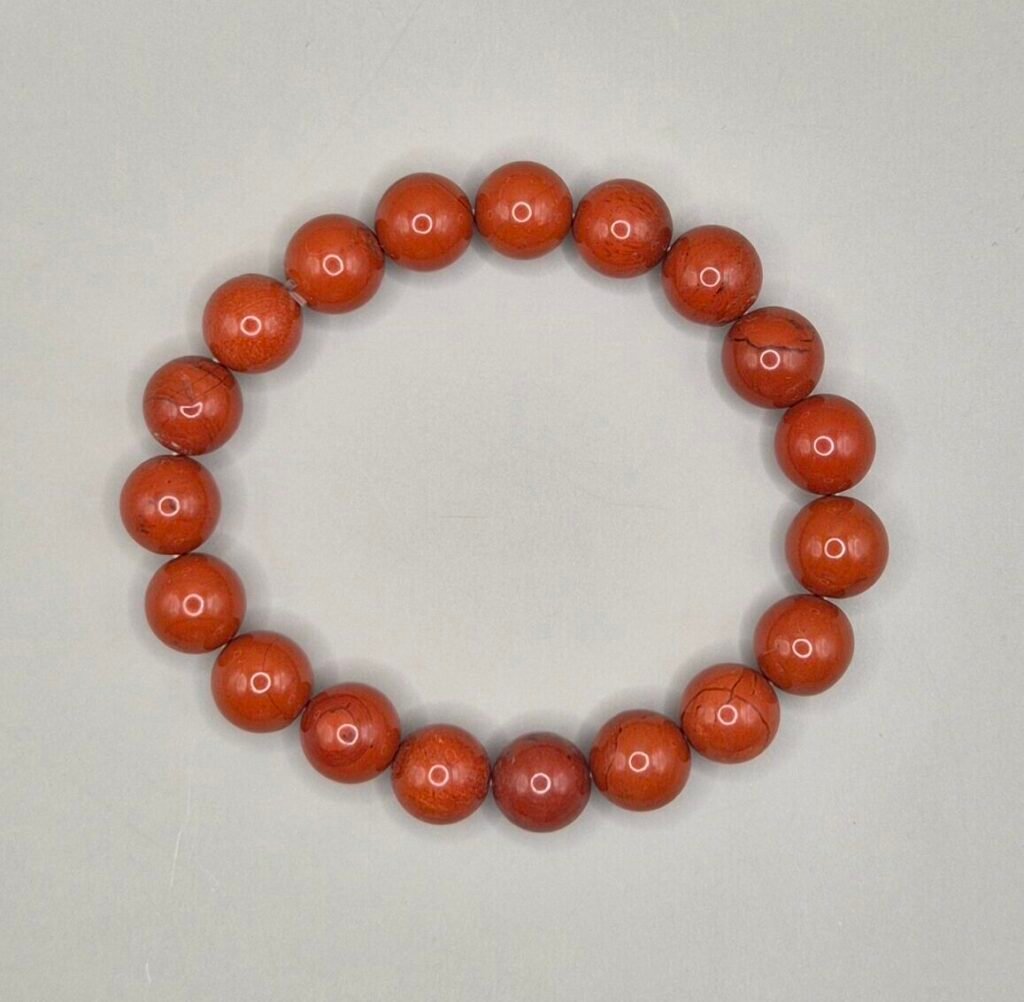 bracelet jaspe rouge