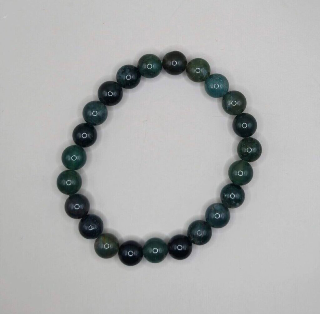 bracelet d'agate mousse